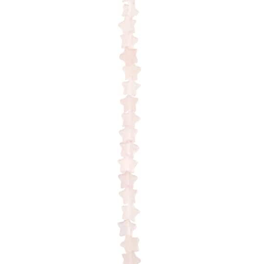 12 Pack: Pink Dyed Rose Quartz Star Beads, 4mm by Bead Landing™